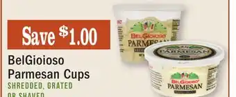 Heinen's Belgioioso parmesan cups offer