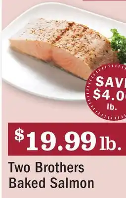 Heinen's Two brothers baked salmon offer