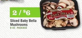 Heinen's Sliced baby bella mushrooms offer