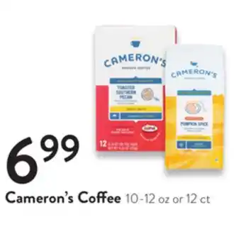 Fresh Thyme Cameron's coffee offer