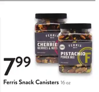 Fresh Thyme Ferris snack canisters offer