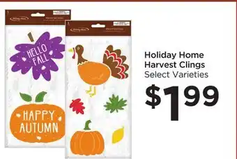 Food 4 Less Holiday home harvest clings offer