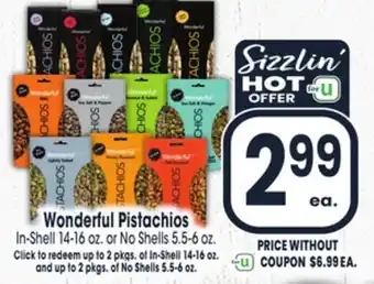 Jewel-Osco Wonderful pistachios offer