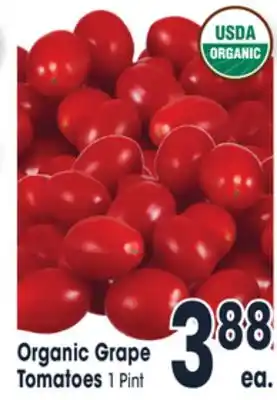 Jewel-Osco Organic grape tomatoes offer