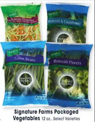 Jewel-Osco Signature farms packaged vegetables offer