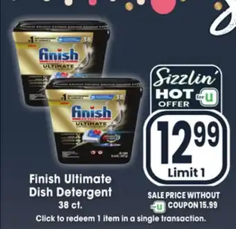 Jewel-Osco Finish ultimate dish detergent offer