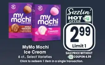 Jewel-Osco Mymo mochi ice cream offer