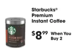 Jewel-Osco Starbucks premium instant coffee offer