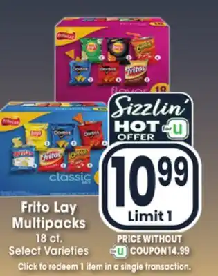 Jewel-Osco Frito lay multipacks offer