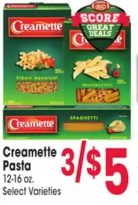 Jewel-Osco Creamette pasta offer