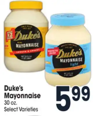 Jewel-Osco Duke's mayonnaise offer