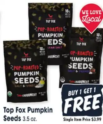 Jewel-Osco Top fox pumpkin seeds offer