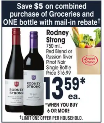 Jewel-Osco Rodney strong offer