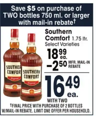Jewel-Osco Southern comfort offer