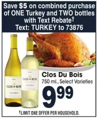 Jewel-Osco Clos du bois offer
