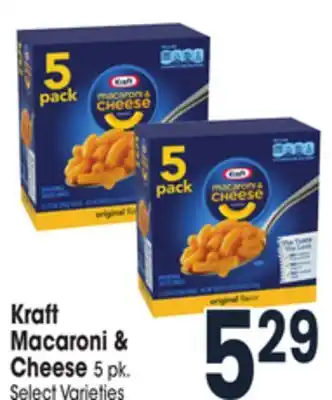 Jewel-Osco Kraft macaroni & cheese offer