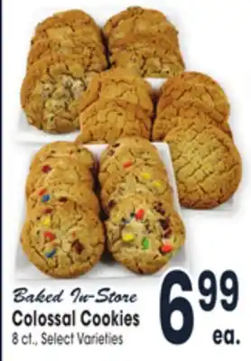 Jewel-Osco Colossal cookies offer