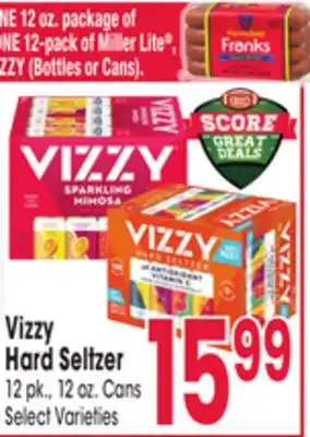 Jewel-Osco Vizzy hard seltzer offer