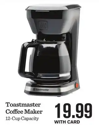 Mariano's Toastmaster coffee maker offer
