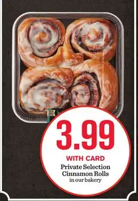 Mariano's Private selection cinnamon rolls offer