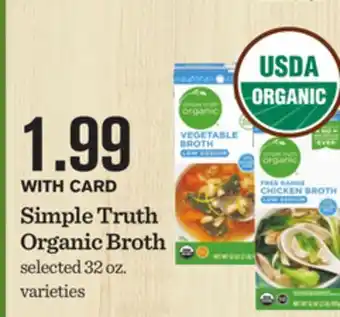 Mariano's Simple truth organic broth offer
