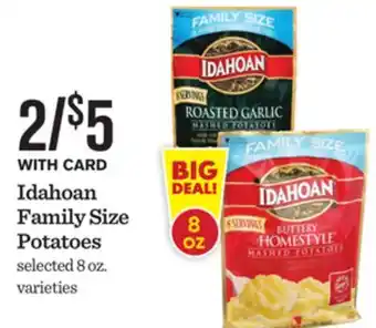 Mariano's Idahoan family size potatoes offer
