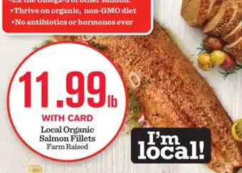 Mariano's Local organic salmon fillets offer