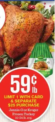 Mariano's Jennie-o or kroger frozen turkey offer