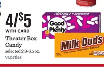 Mariano's Theater box candy offer