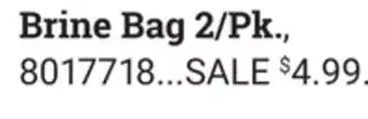 Ace Hardware Brine bag 2/pk offer