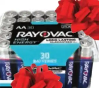 Ace Hardware Rayovac aa or aaa batteries offer