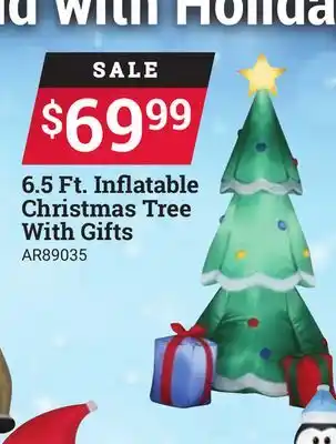 Ace Hardware 6.5 ft. inflatable christmas tree with gifts offer