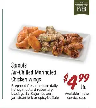 Sprouts Farmers Market Sprouts air-chilled marinated chicken wings offer