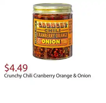 Trader Joe's Crunchy chili cranberry orange & onion offer