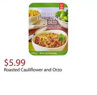 Trader Joe's Roasted cauliflower and orzo offer
