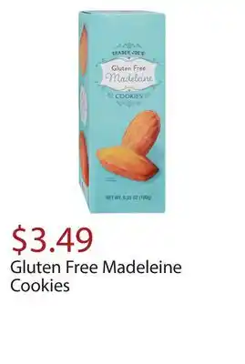 Trader Joe's Gluten free madeleine cookies offer