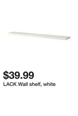 Ikea Lack wall shelf, white offer