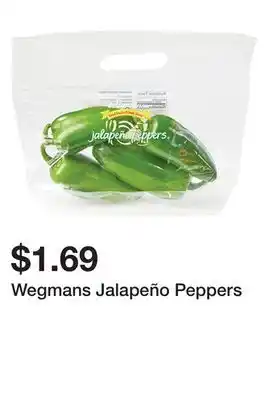 Wegmans Wegmans jalapeño peppers offer