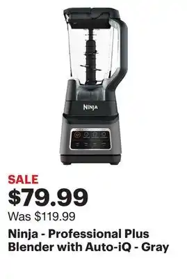 Best Buy Ninja - professional plus blender with auto-iq - gray offer