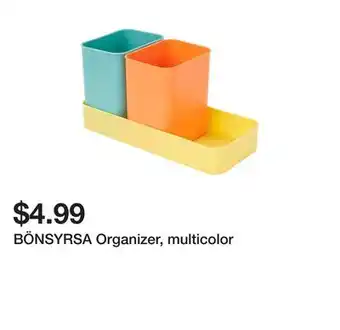 Ikea Bönsyrsa organizer, multicolor offer
