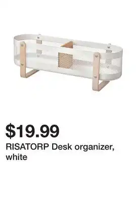 Ikea Risatorp desk organizer, white offer