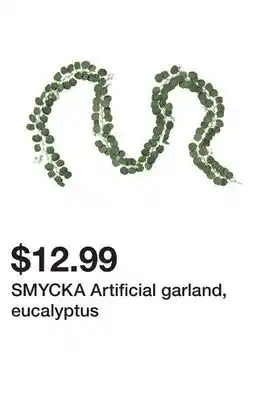 Ikea Smycka artificial garland, eucalyptus offer