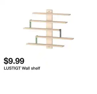 Ikea Lustigt wall shelf offer