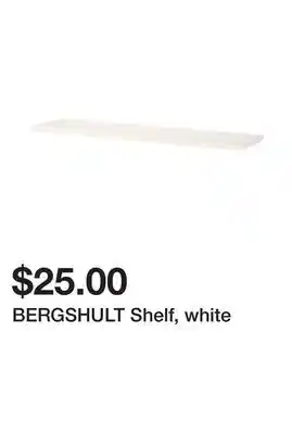 Ikea Bergshult shelf, white offer