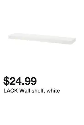 Ikea Lack wall shelf, white offer