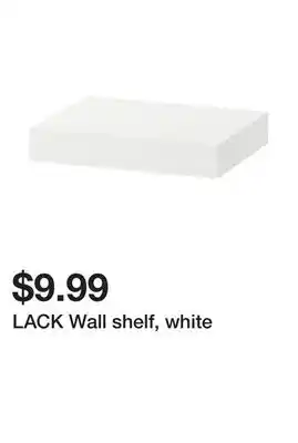 Ikea Lack wall shelf, white offer