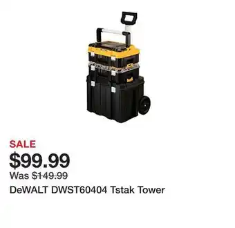 Tractor Supply Company Dewalt dwst60404 tstak tower offer