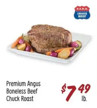 Sprouts Farmers Market Premium Angus Boneless Beef Chuck Roast offer