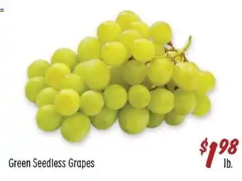Sprouts Farmers Market Green Seedless Grapes offer