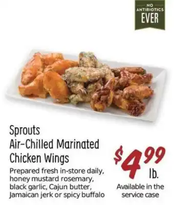 Sprouts Farmers Market Sprouts Air-Chilled Marinated Chicken Wings offer